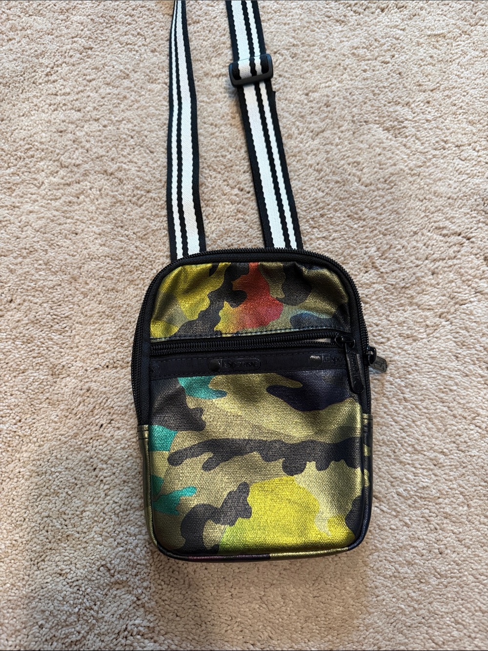 LeSportsac Camouflage Crossbody Bag - Camo